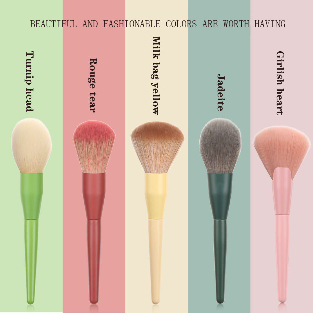 Zenvia Beauty yellow makeup brush set with multiple brushes featuring yellow handles and soft bristles for cosmetics application