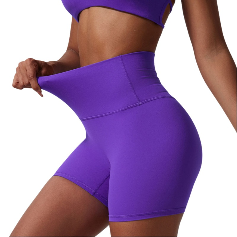 Zenvia Beauty high waist sculpting shorts displayed on a mannequin, showcasing their snug fit and seamless design for shaping.