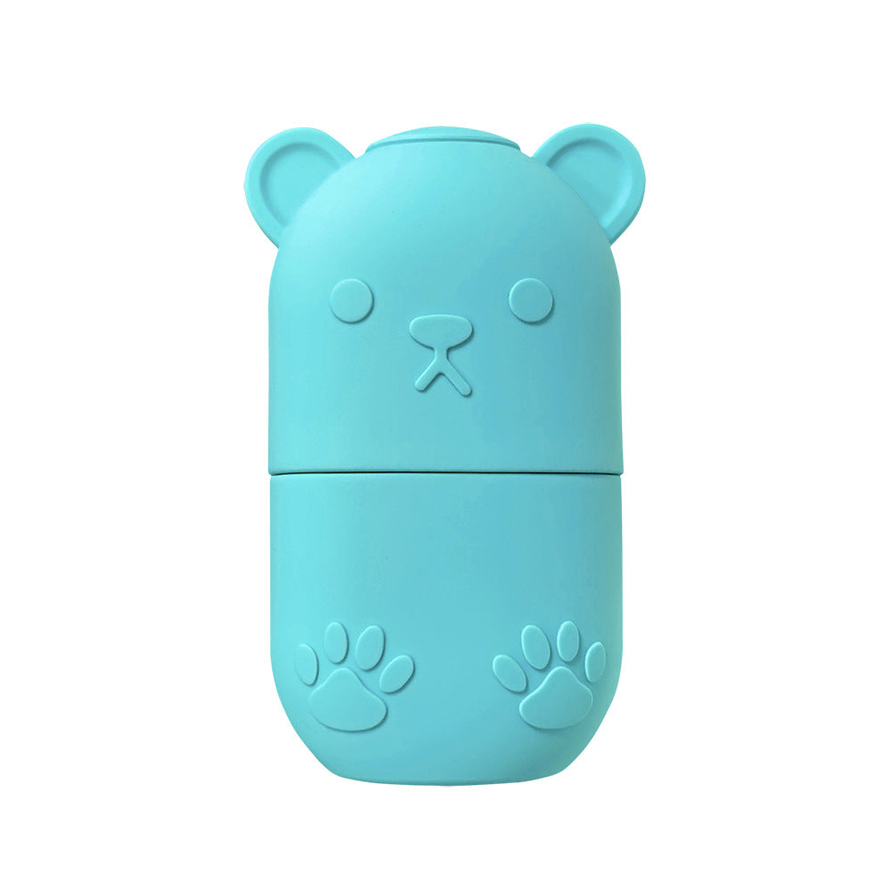 Zenvia Beauty face ice massage tool with smooth, rounded surface for cooling facial massage and skin rejuvenation.