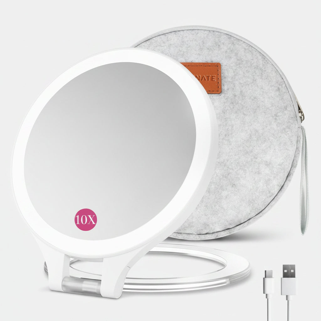Zenvia Beauty Lumio LED beauty tech device with sleek design, compatible with LED treatments for skincare and beauty routines.