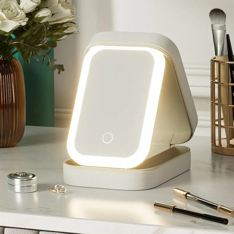 Portable LED Travel Makeup Storage Box product image