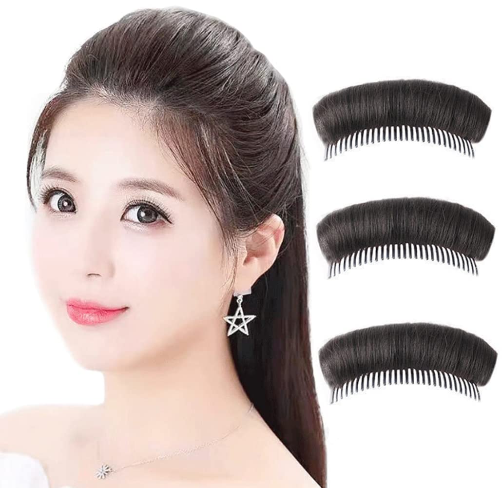 3Pcs Hair Volume Bump Inserts with Invisible False Hair Clips and Fluffy Pads — product view 1