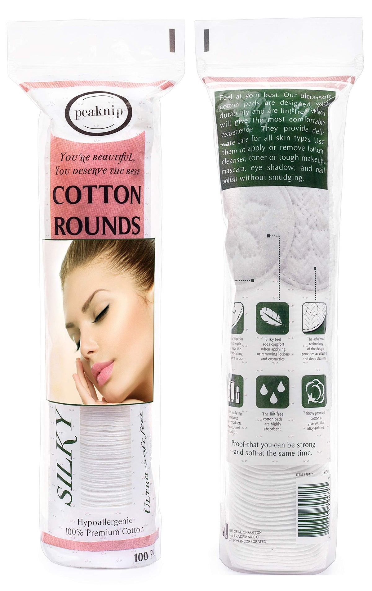 Premium 100% Cotton Rounds — product view 1
