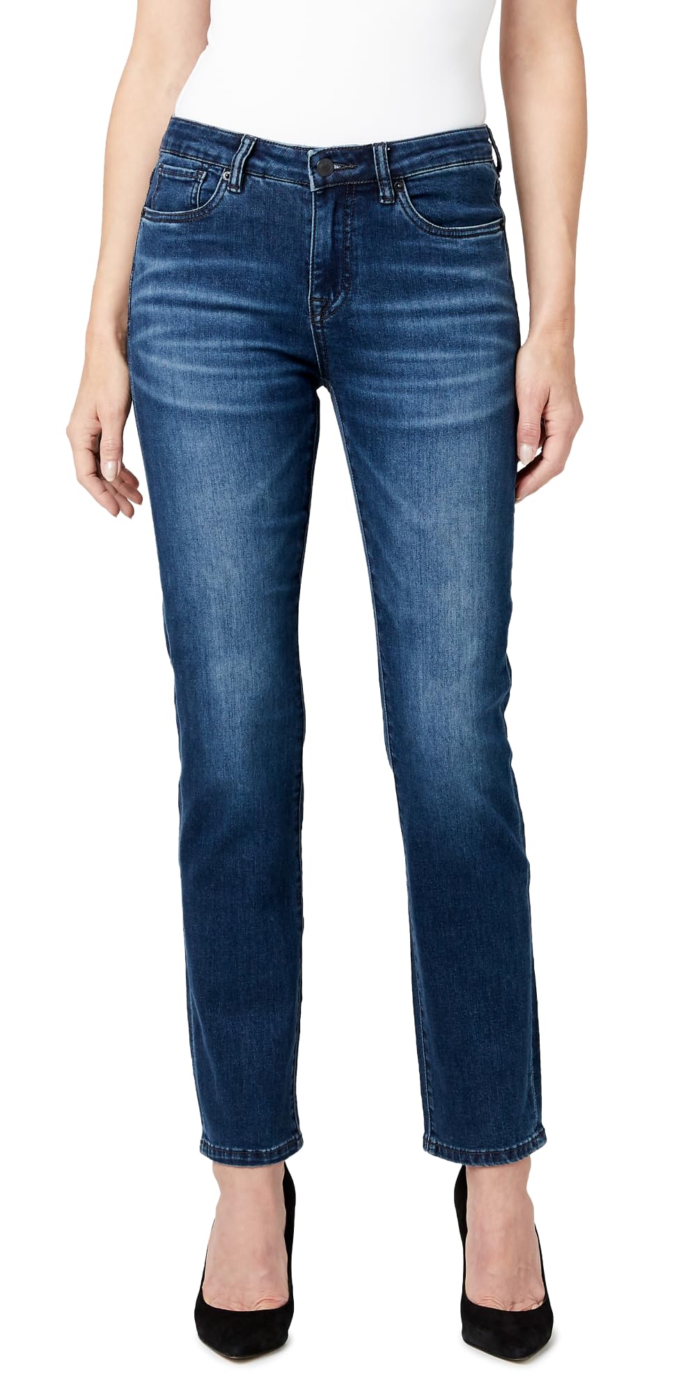 Buffalo David Bitton Womens Carrie Mid Rise Slim Jeans Indigo 29 — product view 1