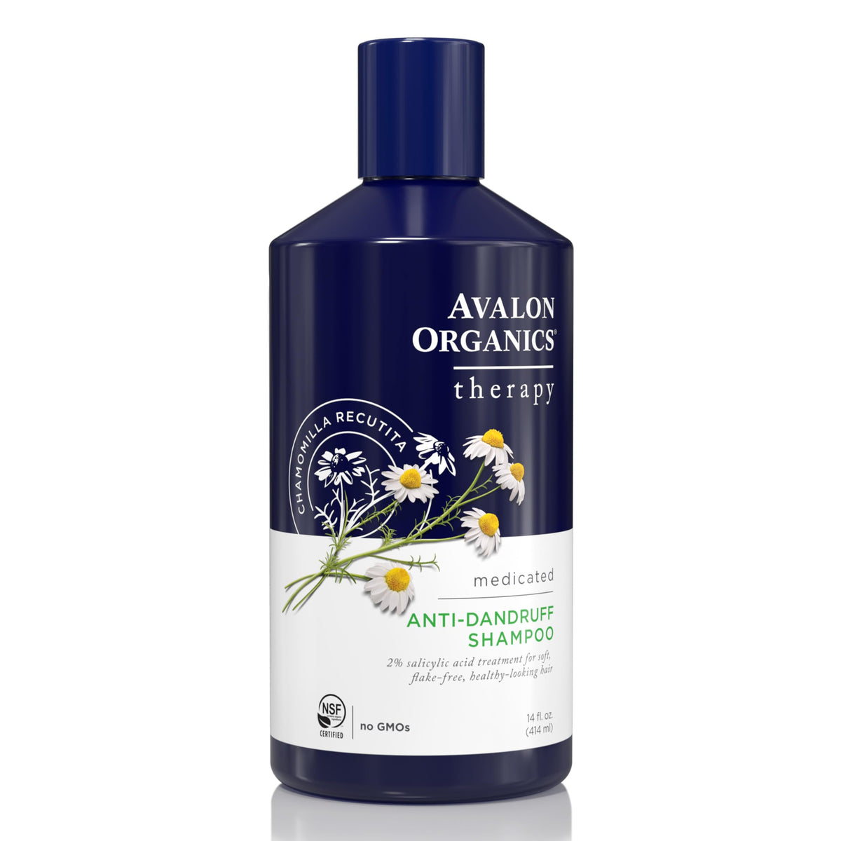Avalon Organics Therapy Medicated Anti-Dandruff Shampoo for Soft Flake-Free Hair 14 Fluid Ounces