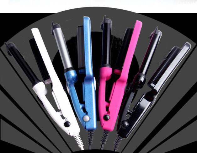Zenvia Beauty professional curling wand with a sleek design, showcasing its barrel and ergonomic handle for styling hair.