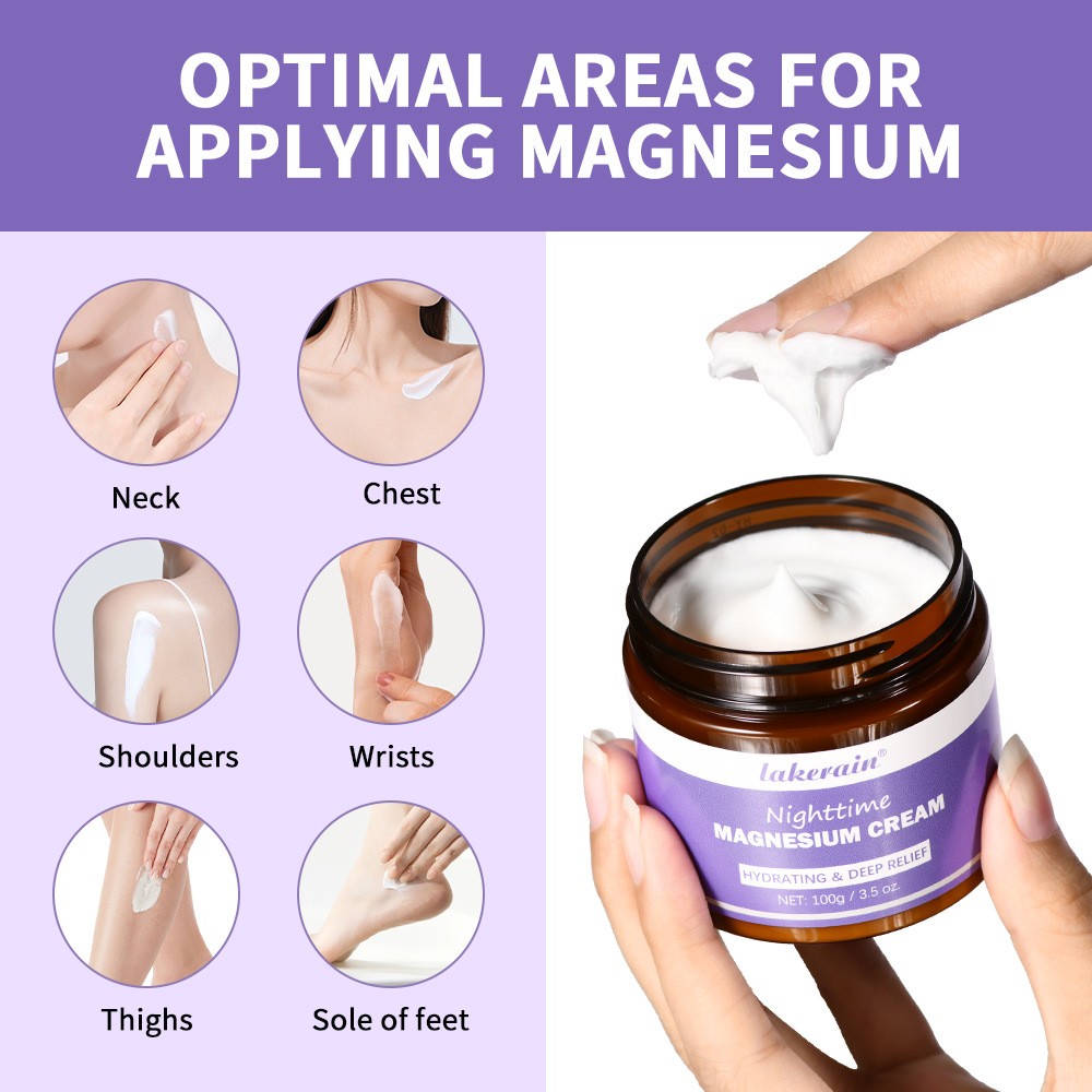 Magnesium Body Lotion for Evening Care