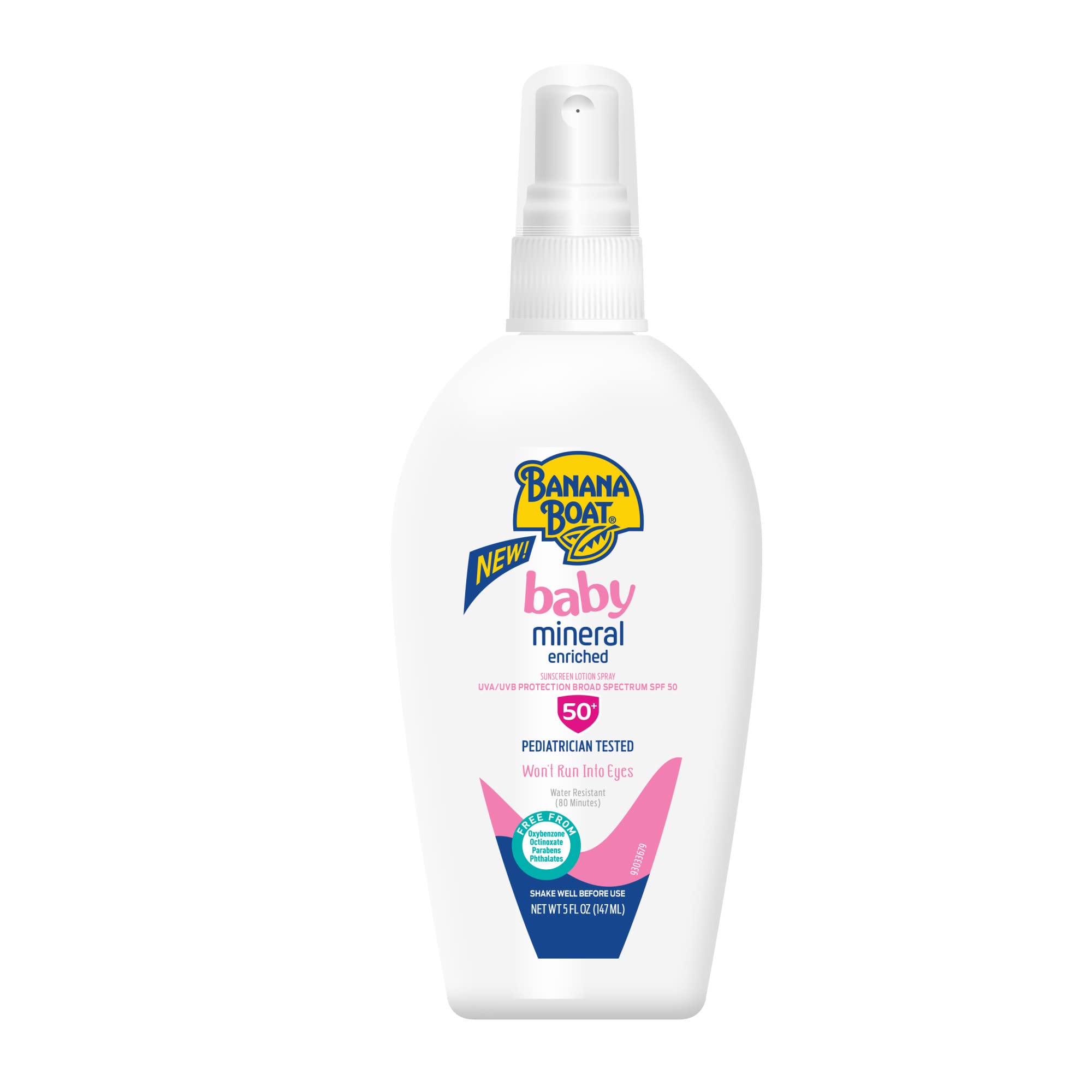 Banana Boat Baby Mineral Enriched Sunscreen Spray SPF 50 5oz