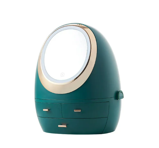Egg Shaped Makeup Storage Box With Light product image