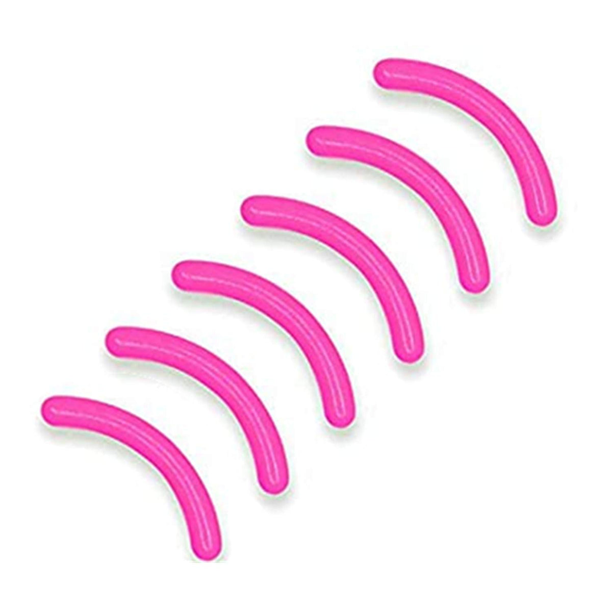 24 Pcs Curler Refill EyeLash Curler Refill Pads Silicone Rubber Soft Curler Replacement Refills Pads for Universal Eyelash Curler (Dark Pink)