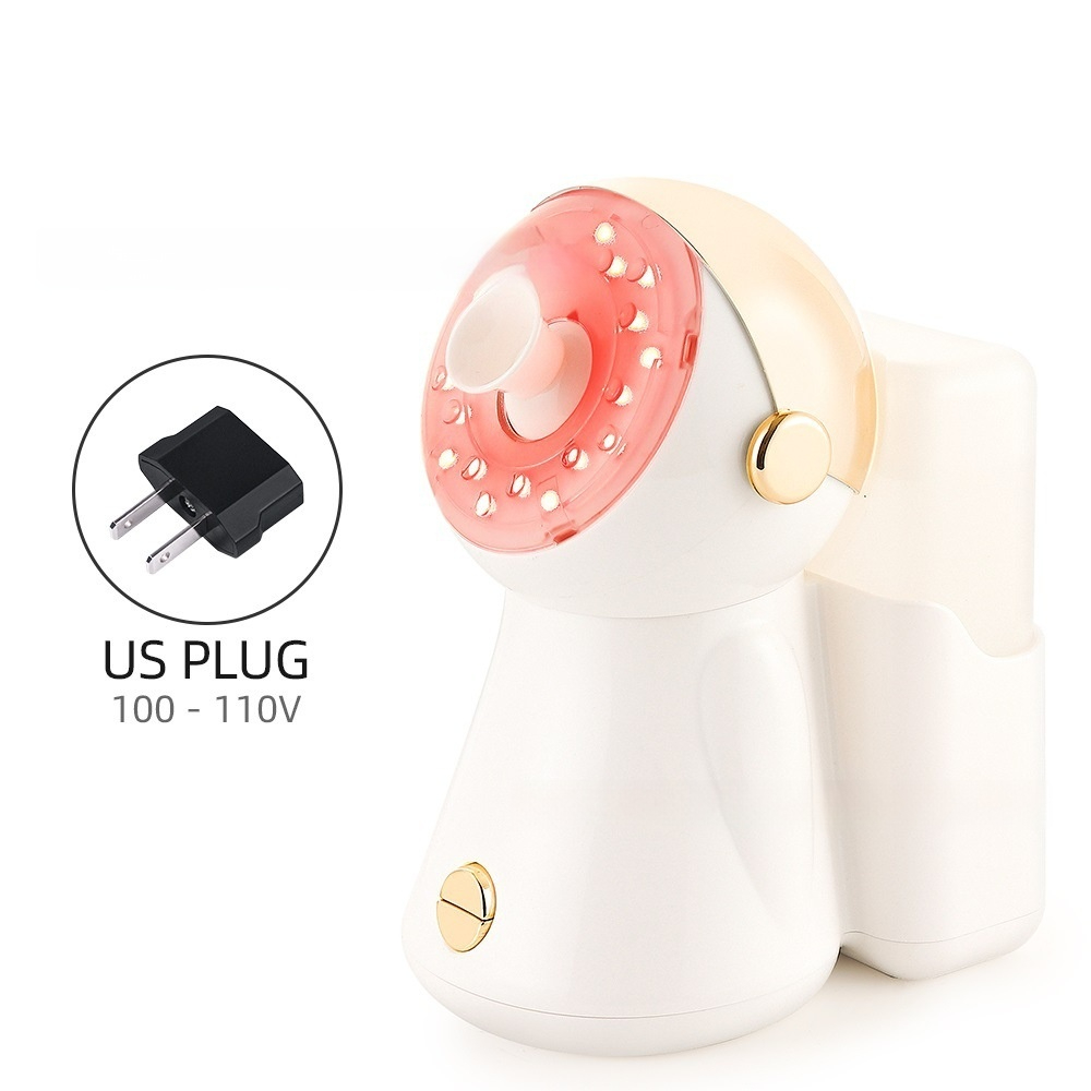 Zenvia Beauty Nano Facial Steamer Device emitting a fine mist for skincare and deep pore cleansing.