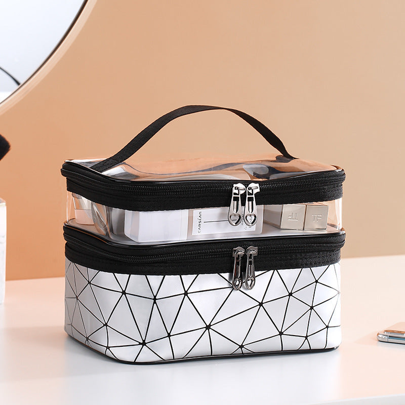 Double-Layer Makeup Organizer Box – product view 8
