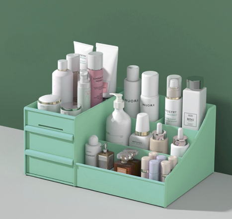 Zenvia Beauty multifunctional drawer storage box with compartments for organizing beauty and makeup products.