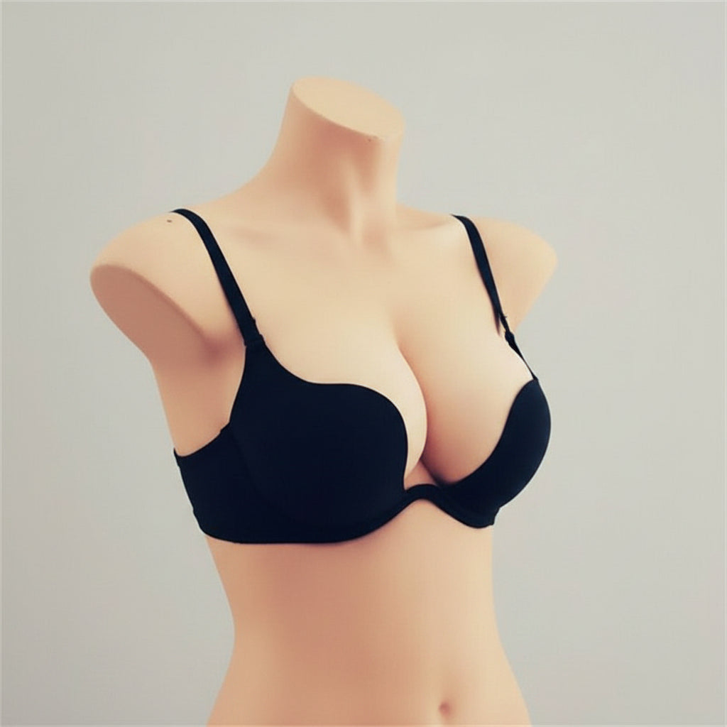 Backless U-shape multiway bra by Zenvia Beauty, showing adjustable straps and smooth fabric for versatile support and comfort