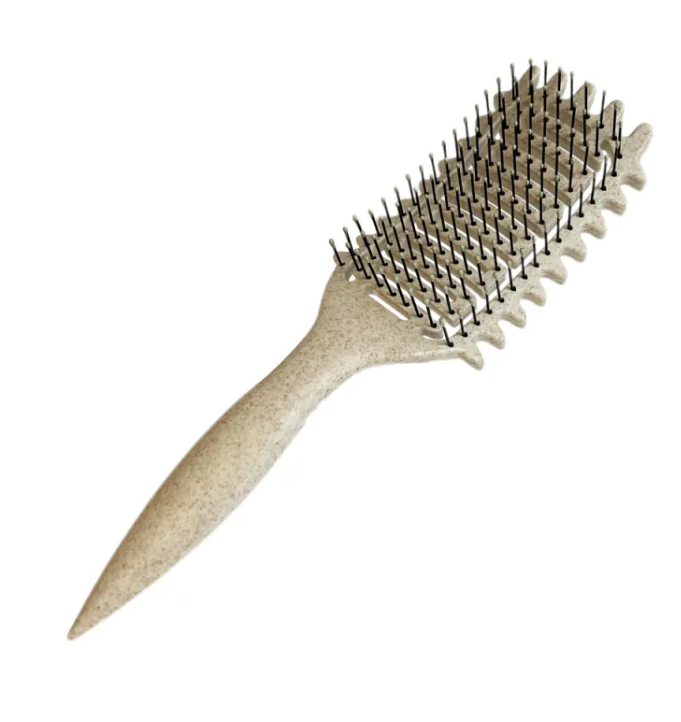 Zenvia Beauty Curl Hair Hollow Comb with rounded teeth for gentle detangling and styling of curly hair.