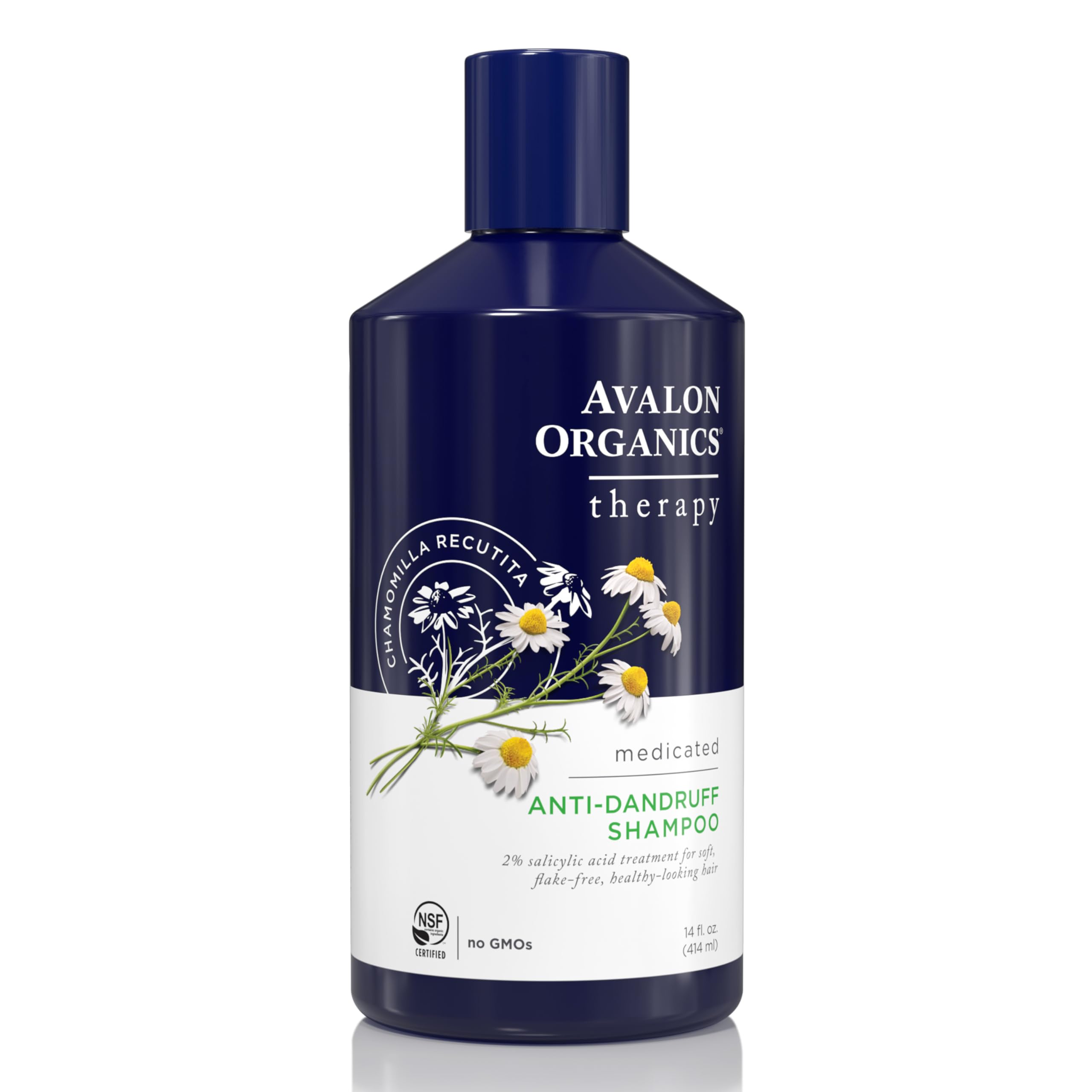 Avalon Organics Therapy Medicated Anti-Dandruff Shampoo for Soft Flake-Free Hair 14 Fluid Ounces