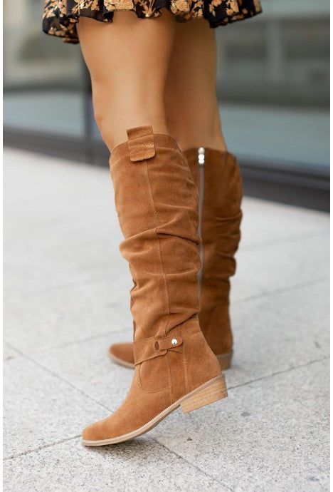 Women's Low-Heel Side-Zip High-Top Boots – product view 55