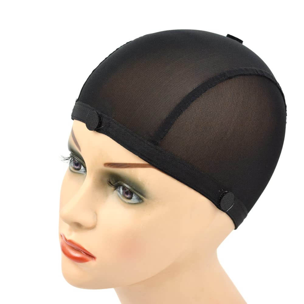 1 Piece Wig Cap Black Mesh Wig Cap Non-Slip Wig Cap Elastic Band product image