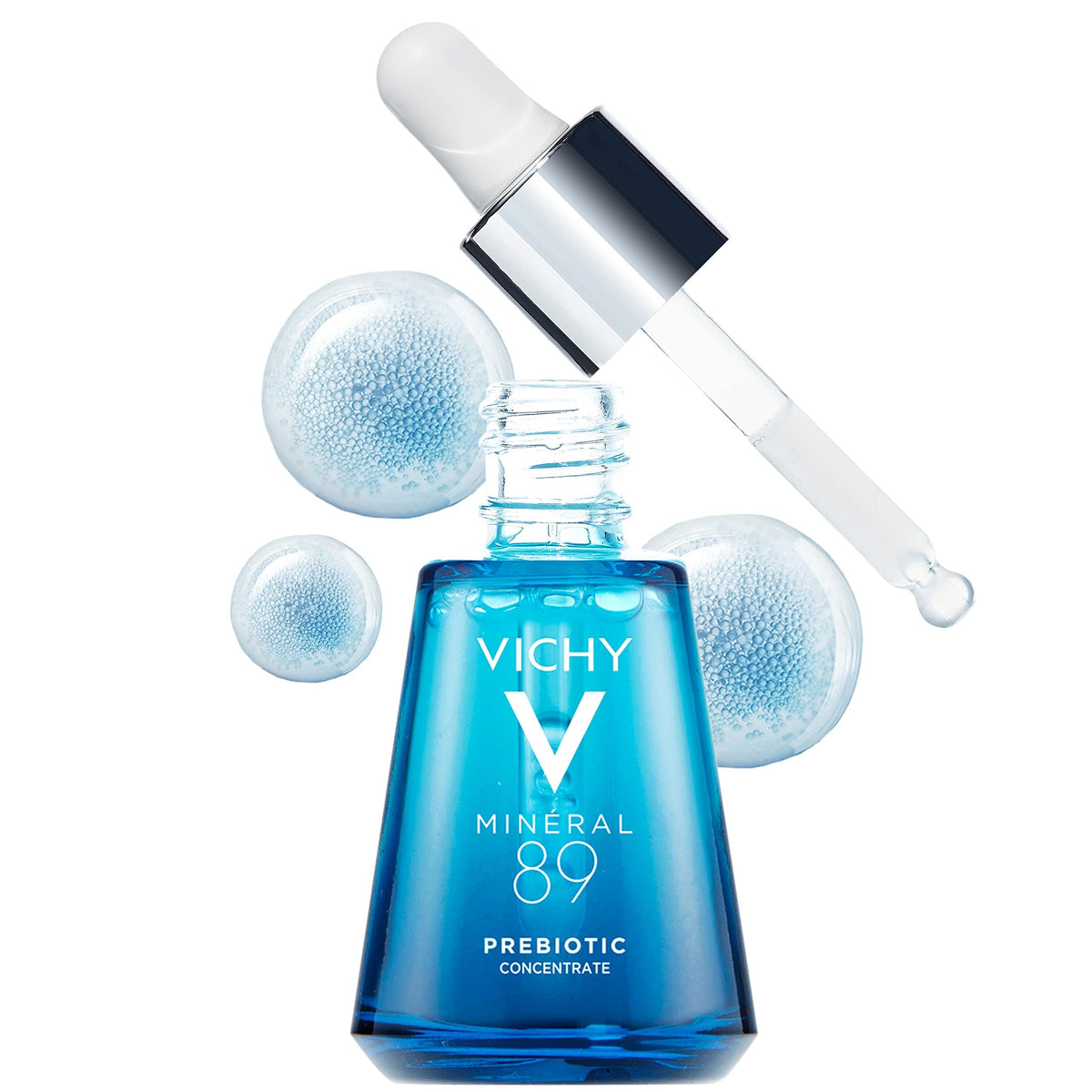 Vichy Mineral 89 Prebiotic Defense & Recovery Concentrate Niacinamide Serum For Face Skin Barrier Repair Seum With Antioxidants Pore Minimizer & Hydrating Serum For Dull Dry Skin