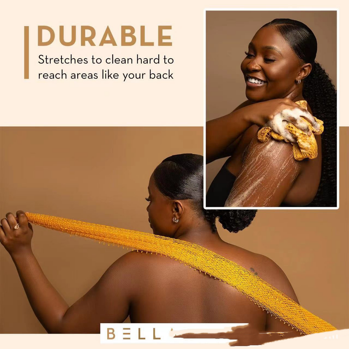 Exfoliating Nylon Bath Net – product view 14