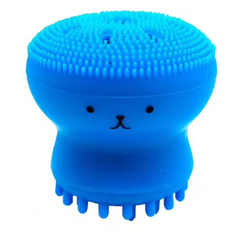 Zenvia Beauty Silicone Cleansing Brush with soft bristles for gentle facial cleansing and skincare.