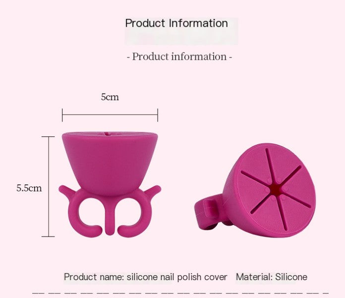 Silicone Nail Polish Bottle Sleeve And Makeup Tools product image