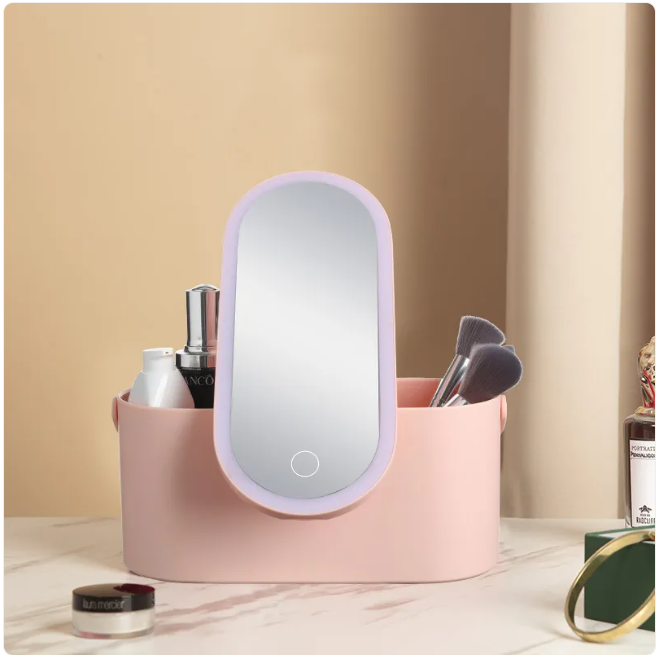 Portable LED Makeup Organizer Case – product view 4
