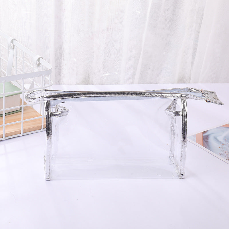 Transparent PVC Makeup Storage Bag With Zipper product image