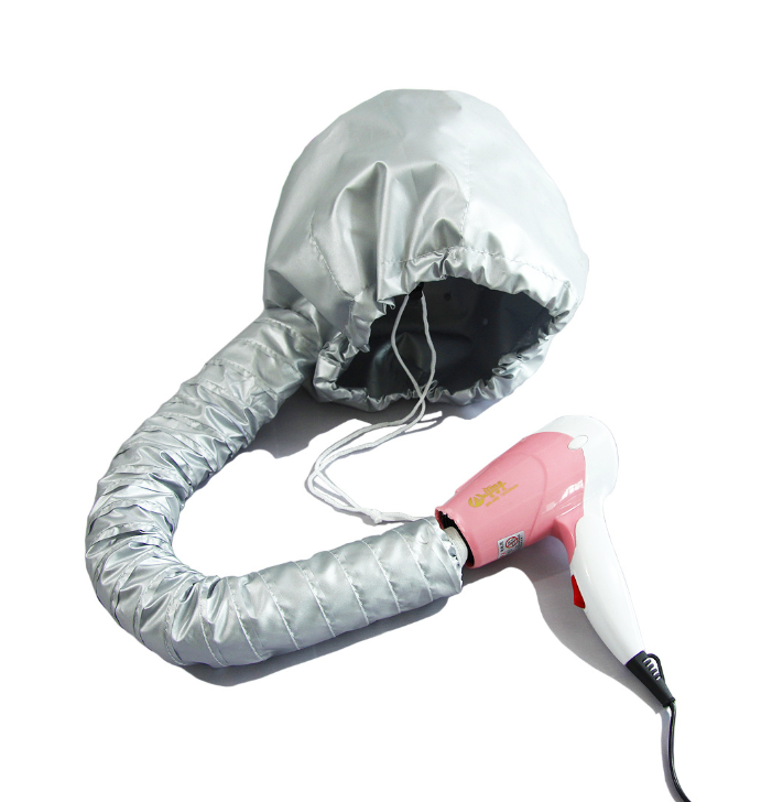 Zenvia Beauty heated hair care cap with adjustable straps and heating elements for deep conditioning and hair treatment.