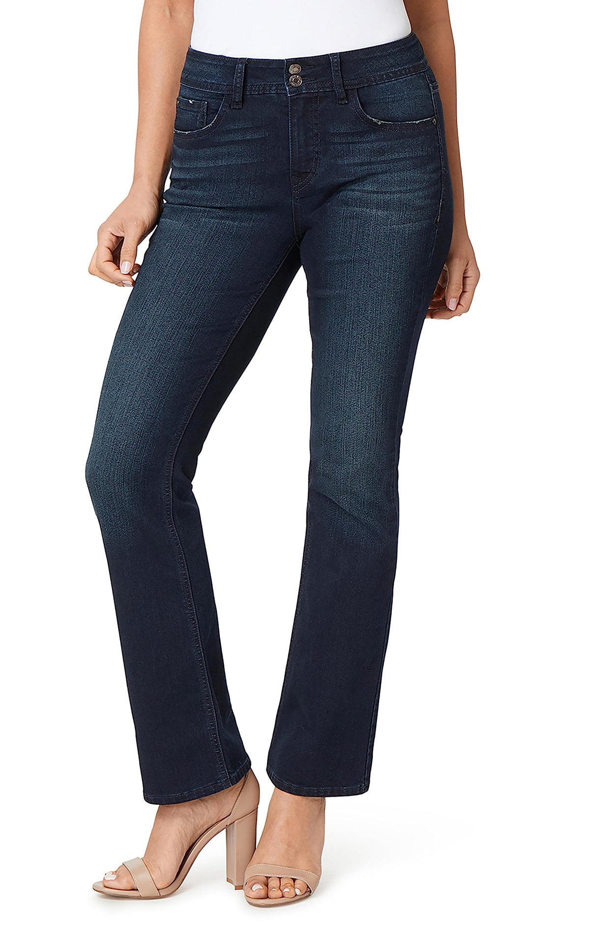 Angels Forever Young Womens Size Curvy Bootcut Jeans Amaryllis 18 Plus — product view 2