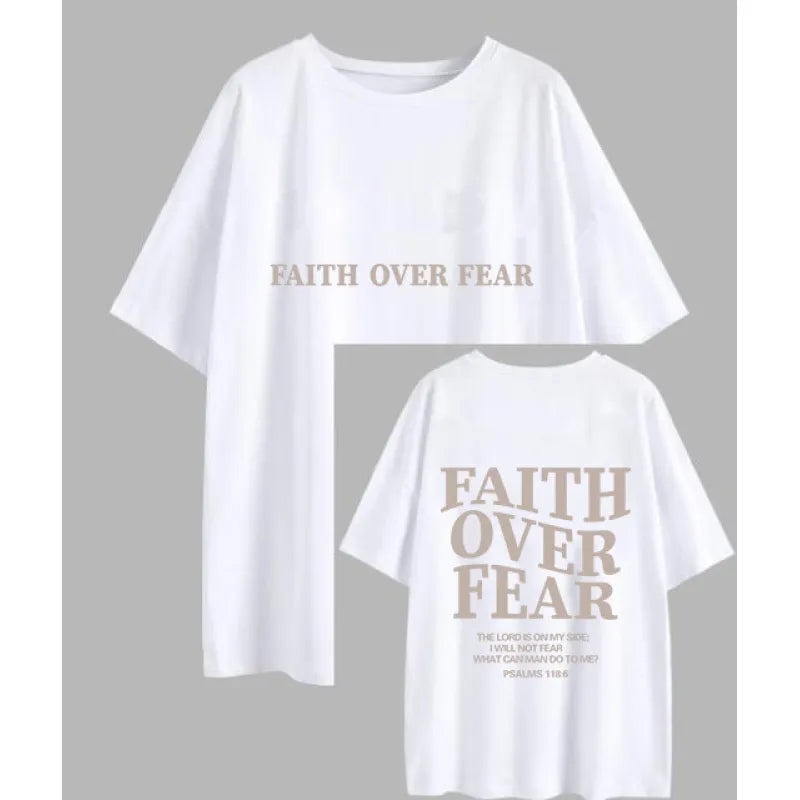 Letter print women's casual loose T-shirt by Zenvia Beauty, featuring a relaxed fit and stylish letter design.