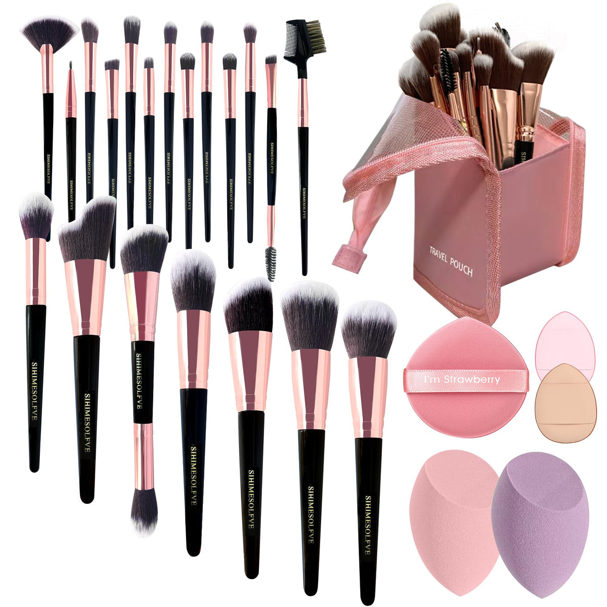 makeup brushes 23Pcs Eye And Face Professional Makeup Brush Set eye makeup — product view 1