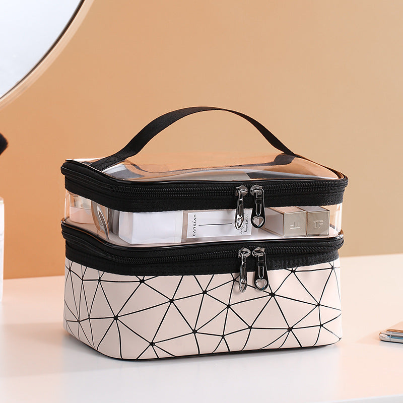 Double-Layer Makeup Organizer Box – product view 3