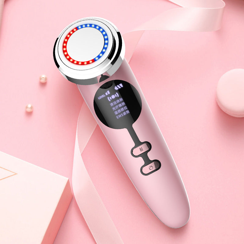 Vibrating Facial Massager With Color Light Therapy product image