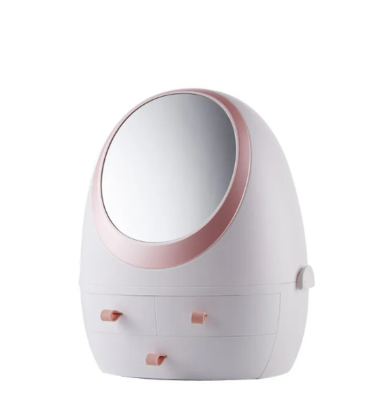 Egg Shaped Makeup Storage Box With Light product image