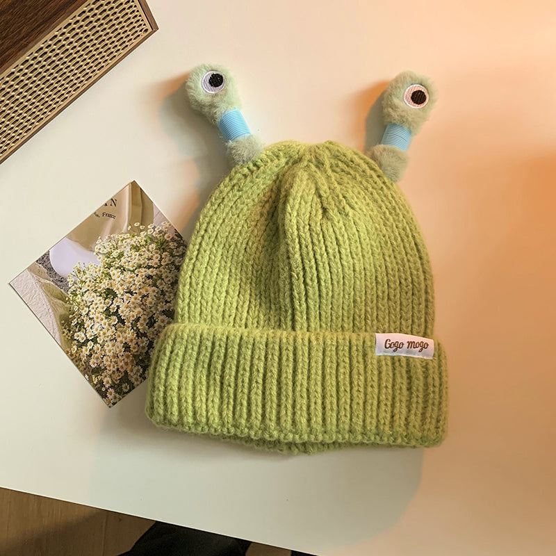 Women's Frog Knit Beanie – product view 3