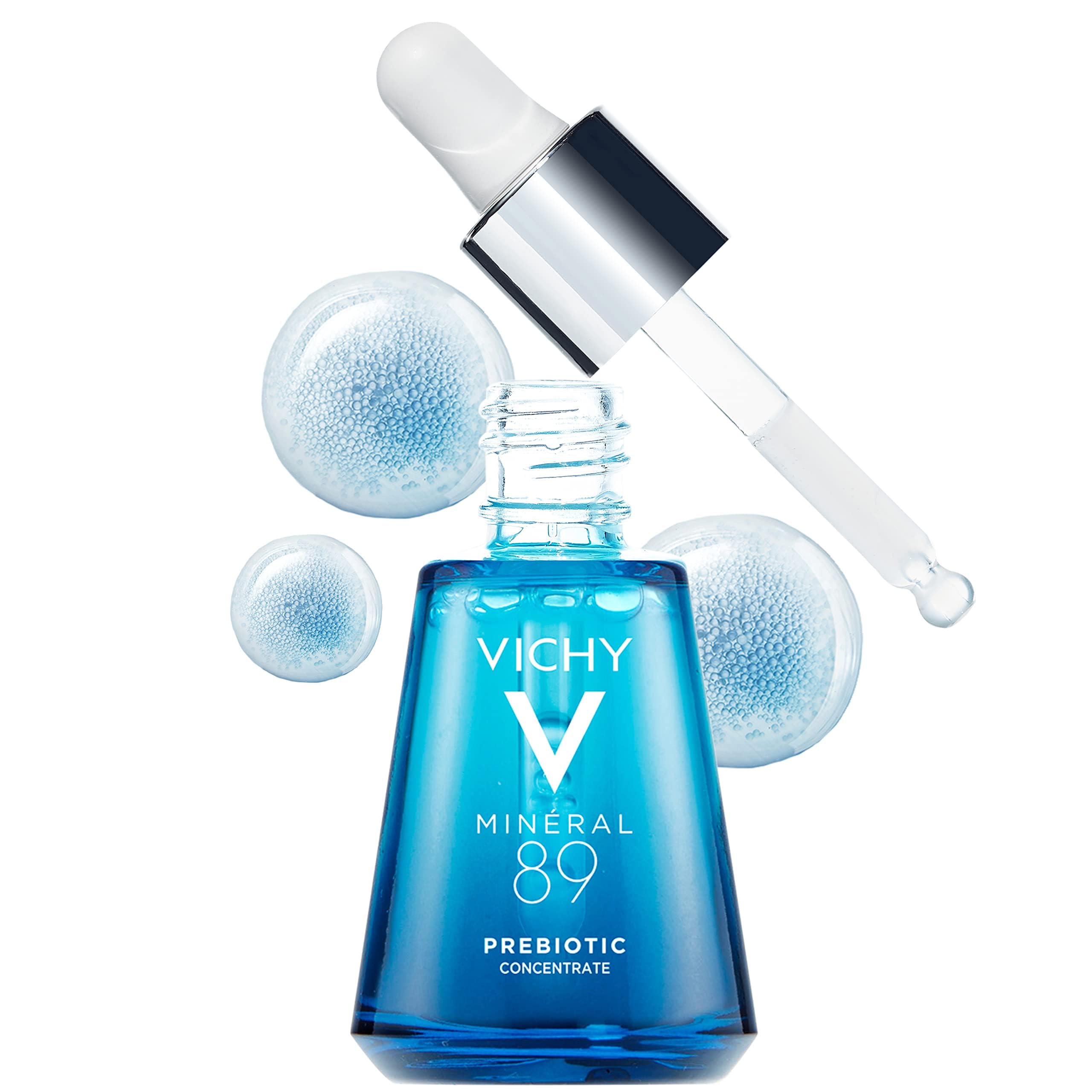 Vichy Mineral 89 Prebiotic Defense & Recovery Concentrate Niacinamide Serum For Face Skin Barrier Repair Seum With Antioxidants Pore Minimizer & Hydrating Serum For Dull Dry Skin